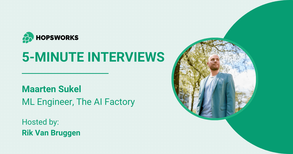5-minute interview Maarten Sukel