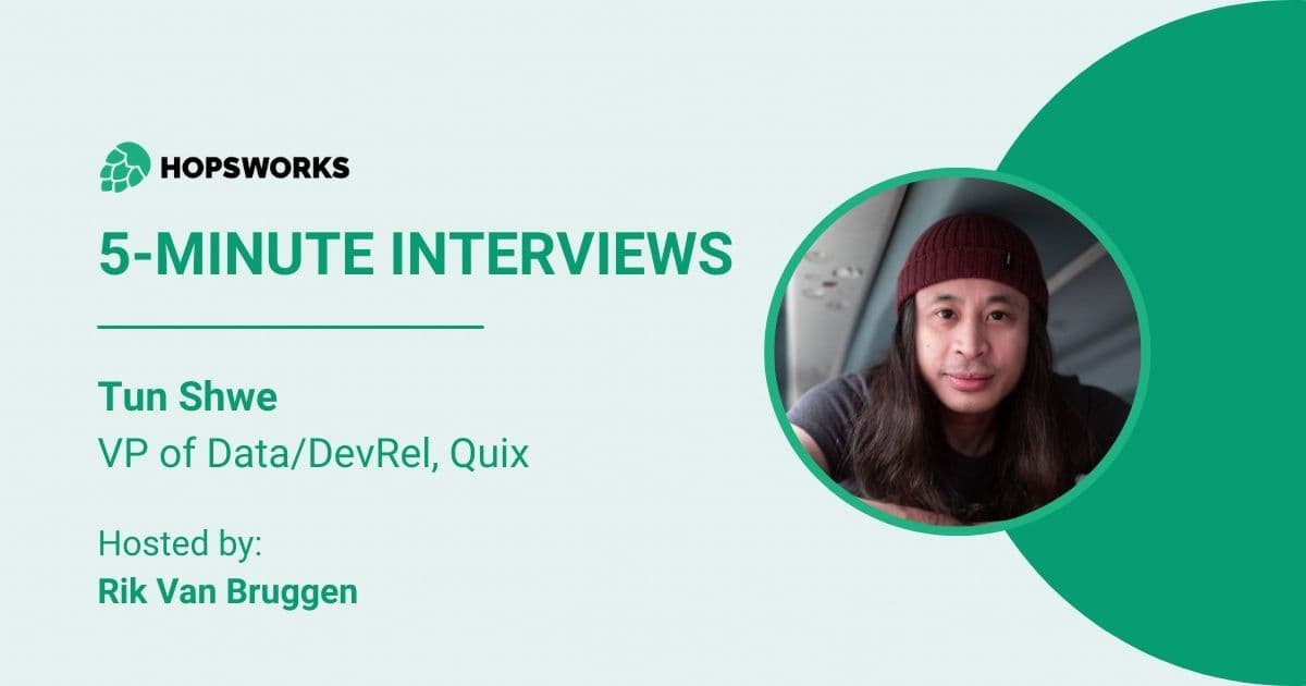 5-minute interview Tun Shwe