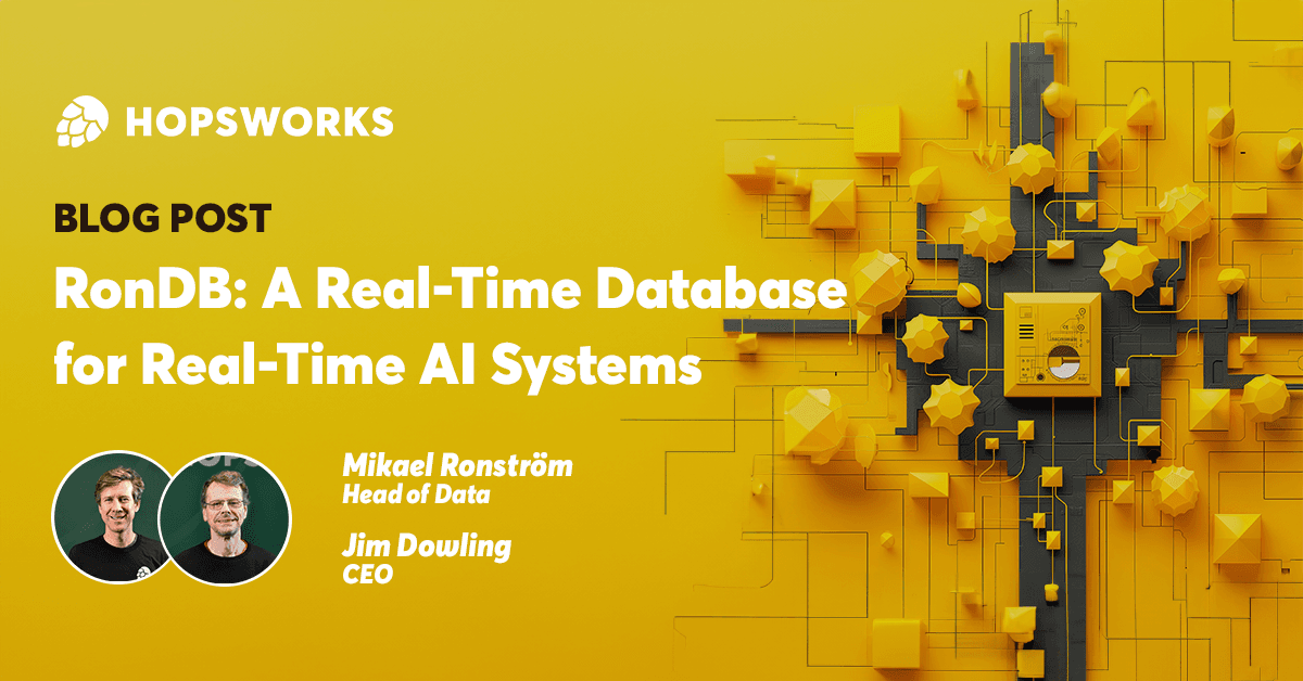 RonDB: A Real-Time Database for Real-Time AI Systems