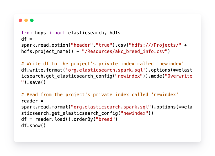 PySpark code snippet