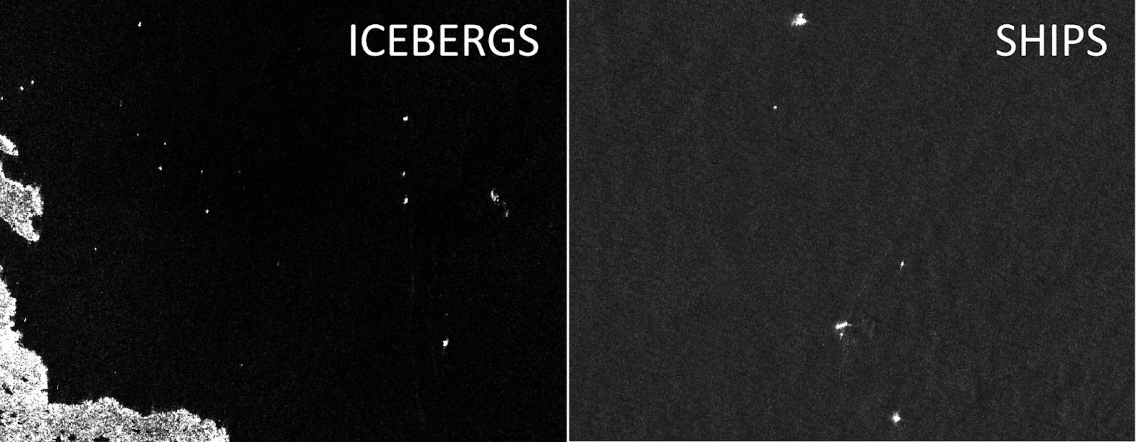 Satellite radar images from Statoil iceberg classifier challenge